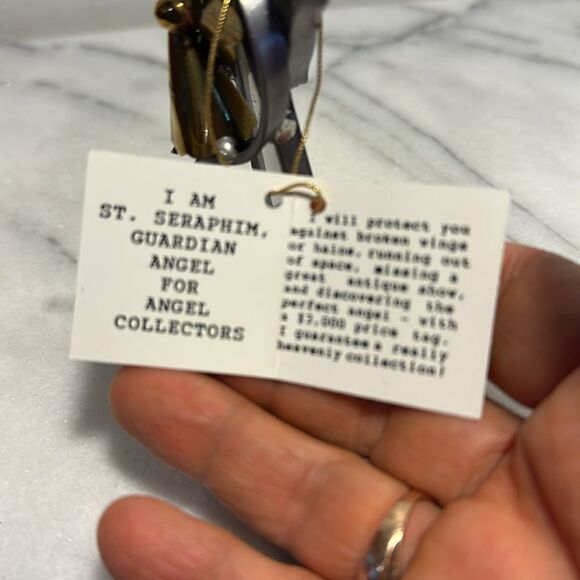 Official guardian angel stained glass angle figurine new - Picture 4 of 5